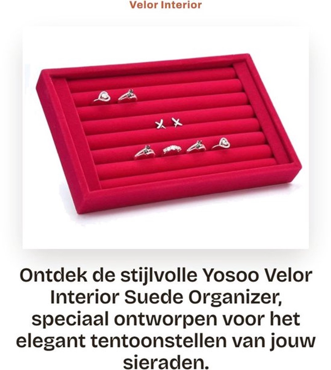 Sieradenbox Uniek Ontwerp - Sieradendoos - Ringenhouder - Oorbellen Organizer - Decoratie - Geschikt voor Thuisgebruik - Sieradenopberger