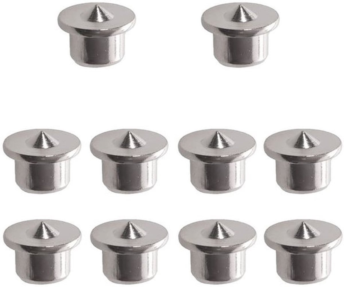 Deuvel 8mm - Deuvels - Houtbewerking - Uitlijning Tool - 10 Stuks - Roestvrij Staal - Zilver - Boorpunt