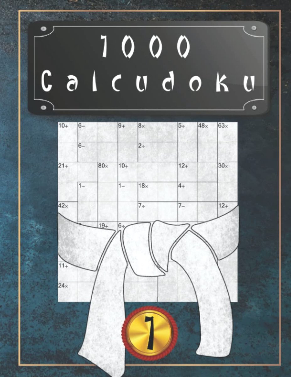 SnelShoppen - 1000 Calcudoku Puzzels Vol. 1 - Japanse Hersenkrakers voor Kinderen en Volwassenen - Zeer Gemakkelijk Niveau - Perfect voor Thuis en Rei