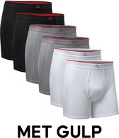 DANISH ENDURANCE Bamboe Boxershorts - Comfortabel Ademend Ondergoed - Heren - 6 paar - M