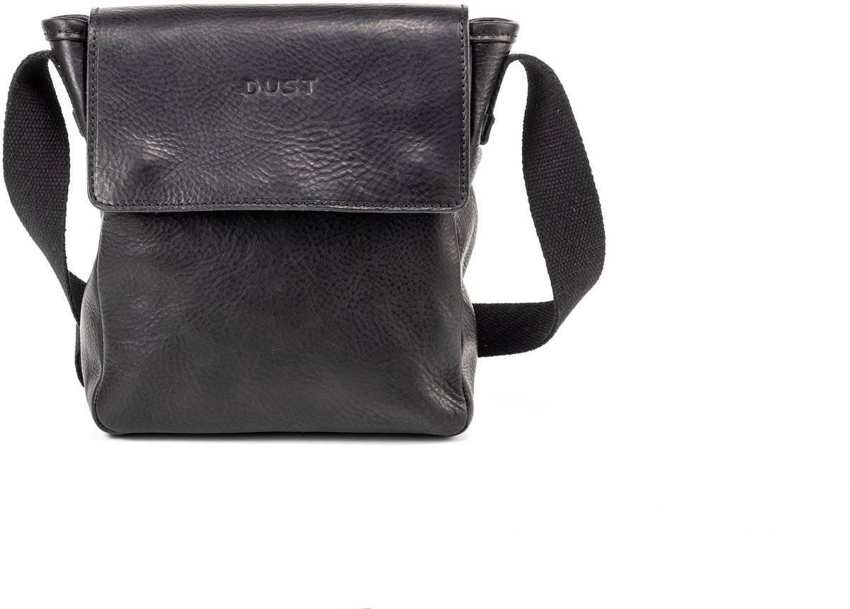 Leather Messenger Black Park Avenue Collection