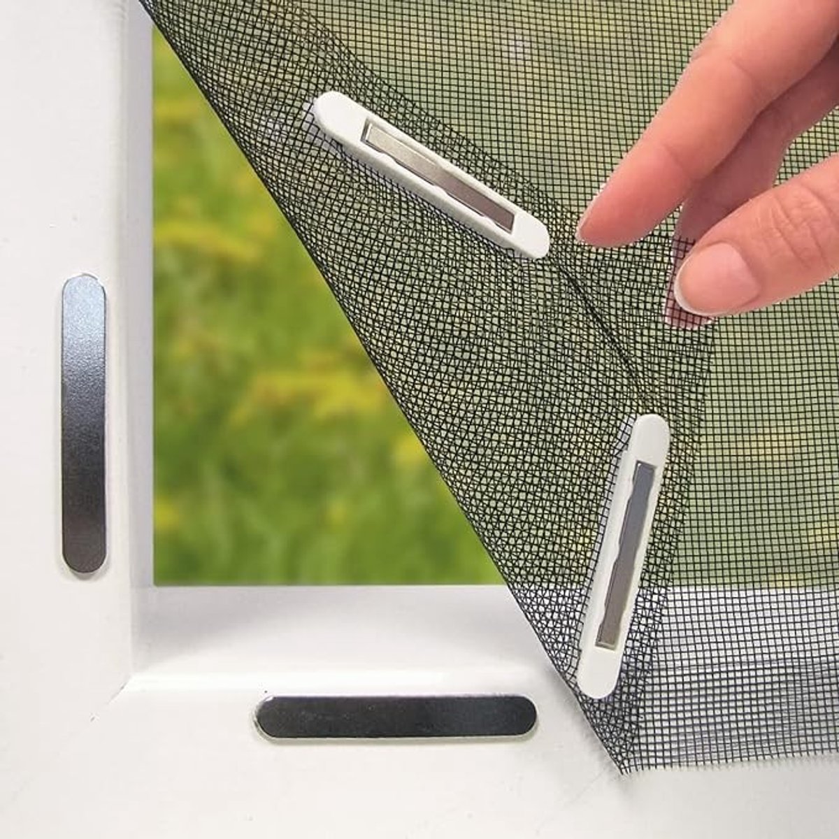 Zelora Magneet Vliegenhor voor Ramen - Op Maat Knippen tot 150x130 cm