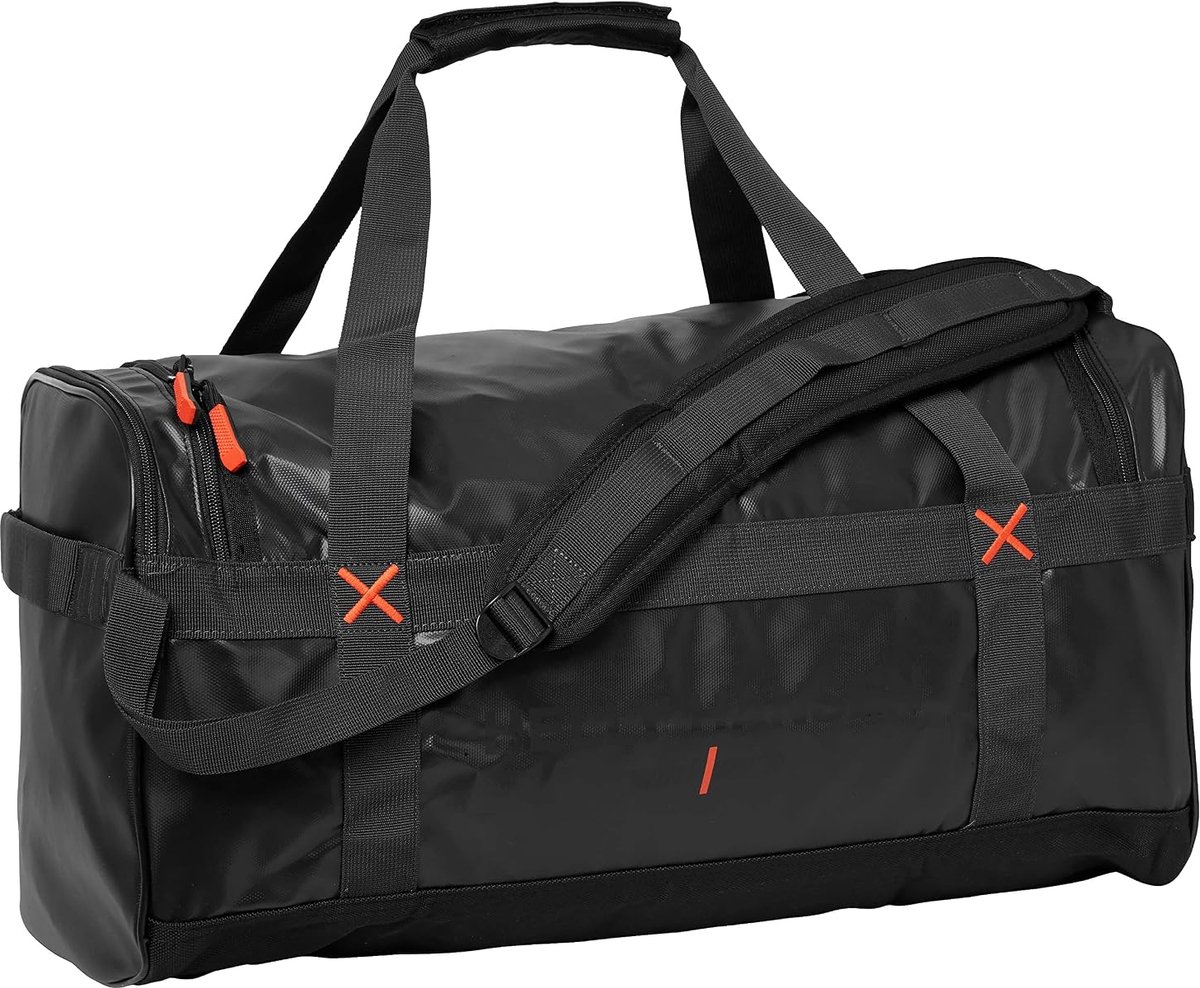 SnelShoppen - Unisex Duffel Bag 120L Waterdicht Met Meerdere Compartimenten, Zwarte Sporttas Voor Reis, Sport, Camping, Schoenen En Accessoires