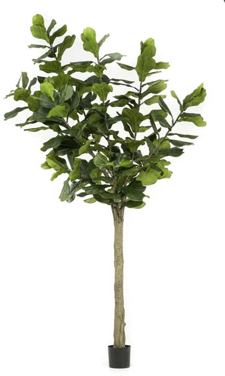 Emerald Kunstboom Ficus Lyrata 300cm - Kunstplant voor binnen - Ficus kunstplant Groen