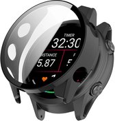 Strap-it hard case hoesje met glasplaat geschikt voor Garmin Forerunner 170 (zwart) – stevige beschermcase met geïntegreerde screen protector – optimale kras- en stootbescherming voor je smartwatch