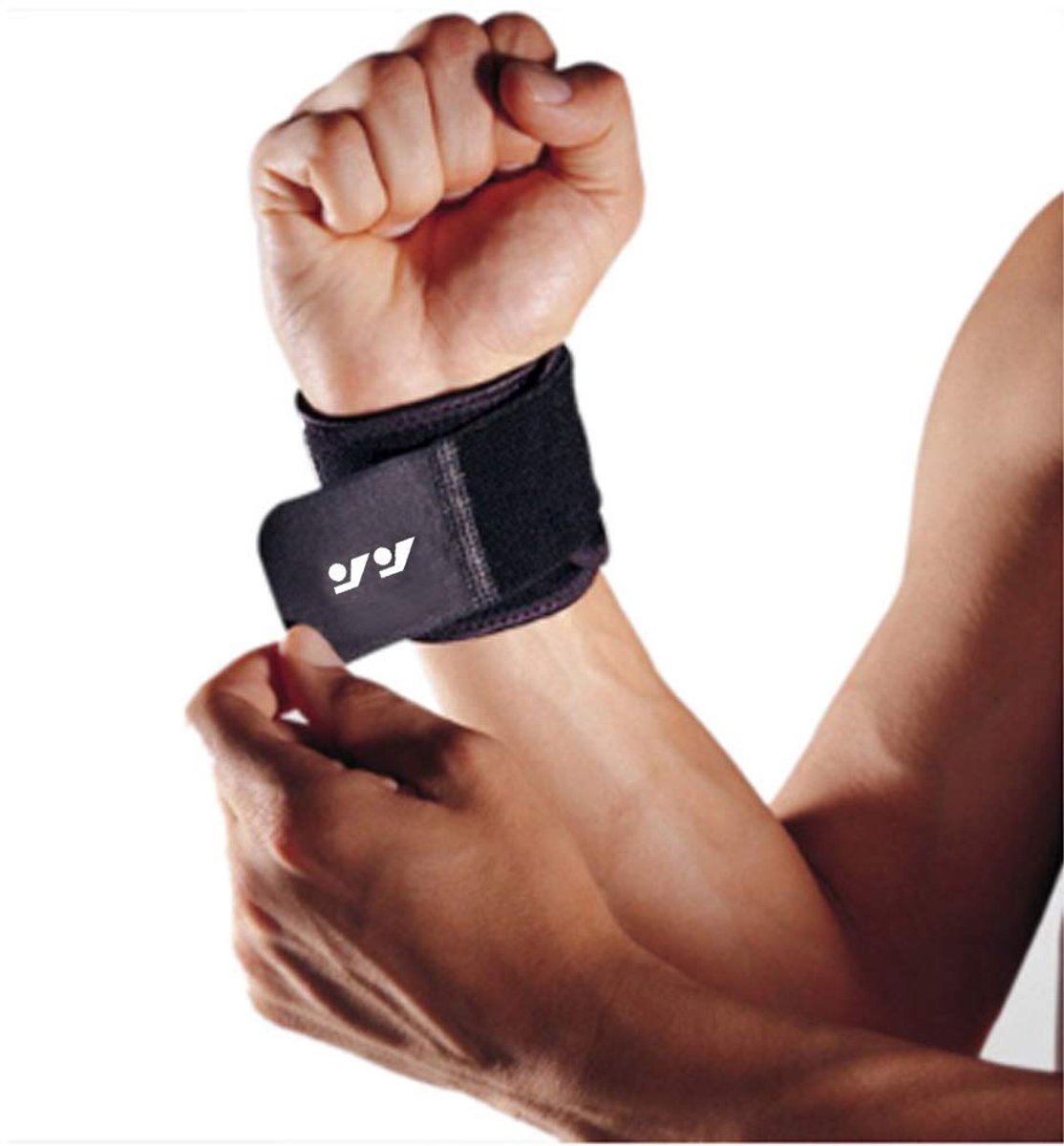 Wristbandage voor ganglioncyste - ademend materiaal - pijnverlichting - voor sport en fitness, 2-pack - ShopVlot