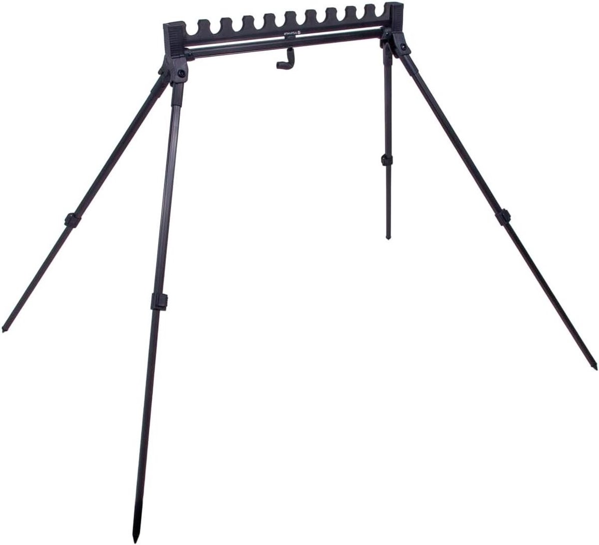 Hengelsteun Opvouwbaar - Topkit Steun - Vissen Organiseren - Stevig Aluminium - 65cm Lengte - Multi