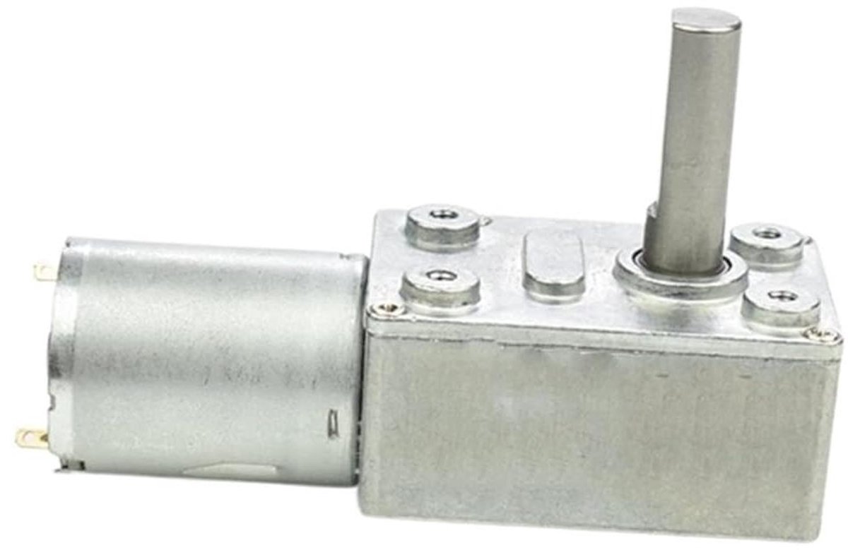 Kleine Elektromotor - DC Motor - Automatiseringsprojecten - Zuivere Koperdraad - 8mm As - Zilverkleurig