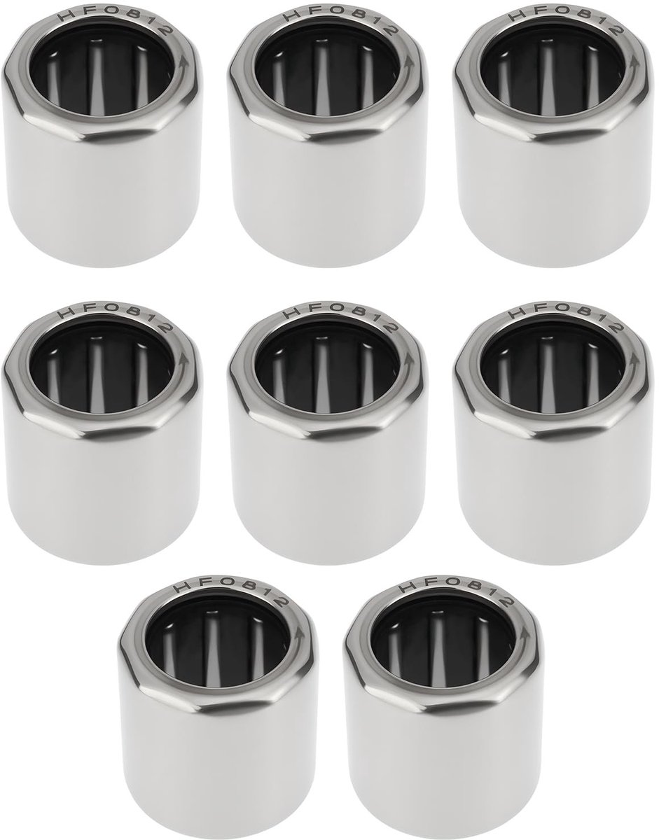 Dailygoods - 8Pcs HF0812 Naald Roller Lagers voor Kleine Motoren