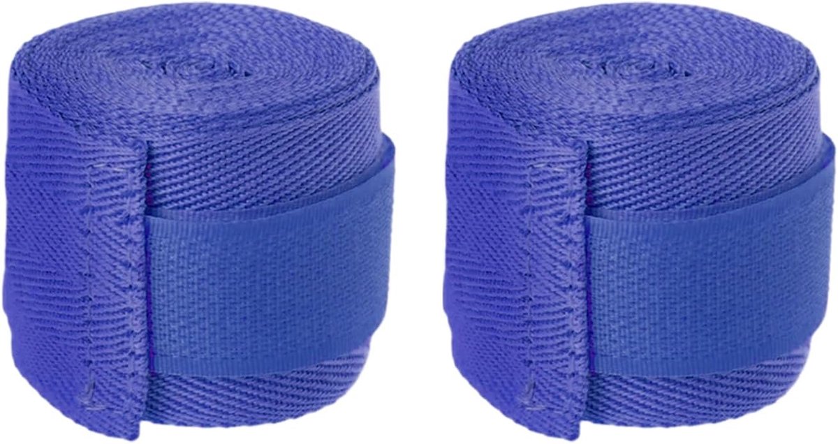 Binnenhandschoenen Boksen - Polsbandages Vechtsport - Training Bescherming - Veerkrachtige Stofkwaliteit - Unisex Maat - Blauw