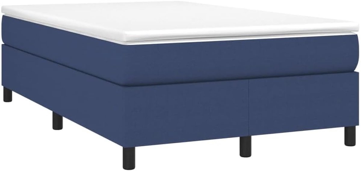 Boxspring bed - Slaapmeubel Ledikant - Goede nachtrust - Stevige poten - 120x200 cm - Blau