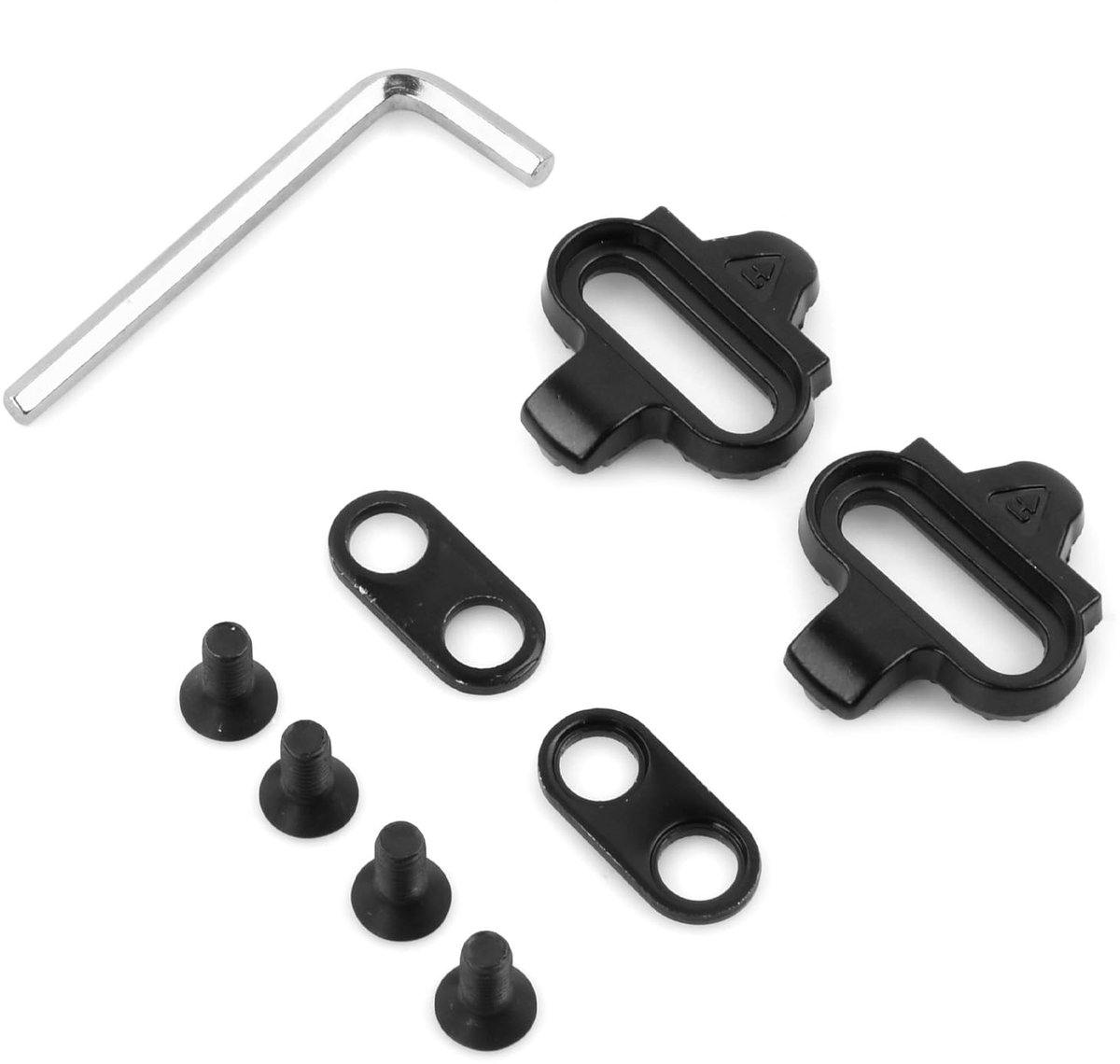 Dailygoods - Dokeno Set met SPD-pedalen, compatibel met mountainbike-schoenbevestigingen, zelfborgend pedaal, schoenen voor mountainbike, fietsen en racefietsen
