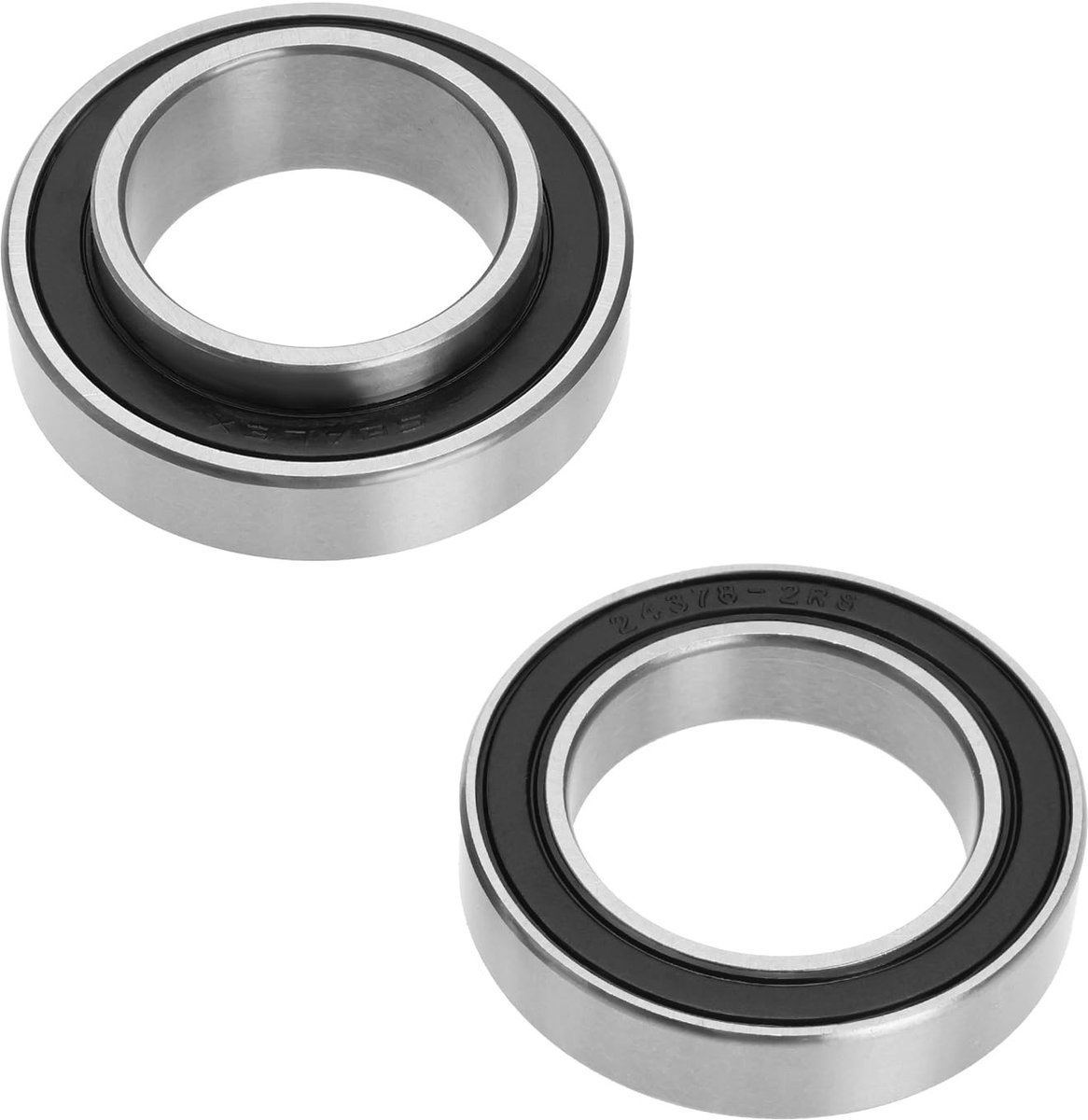 Dailygoods- Lager Set 2 Stuks - MR22237-2RS - MR2437H8-2RS - Koolstoflagerstaal - Duurzaam - Geschikt voor Middenaslagers - Kogellager