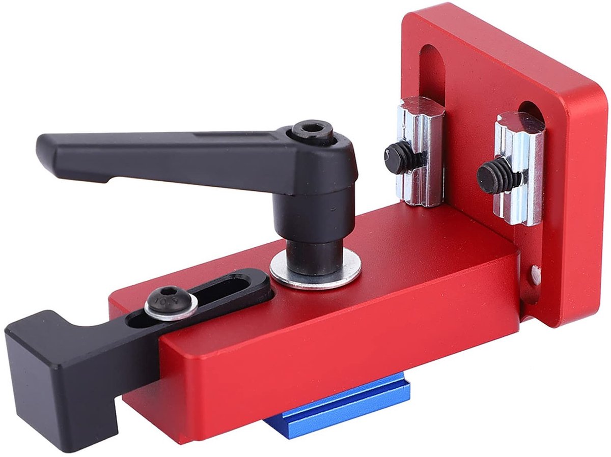 Dailygoods- Geleiderail Chute Locator - Aluminiumlegering - Houtbewerking - Professioneel Ontwerp - Duurzaam - Eenvoudig te Bedienen - Geleiderailstop