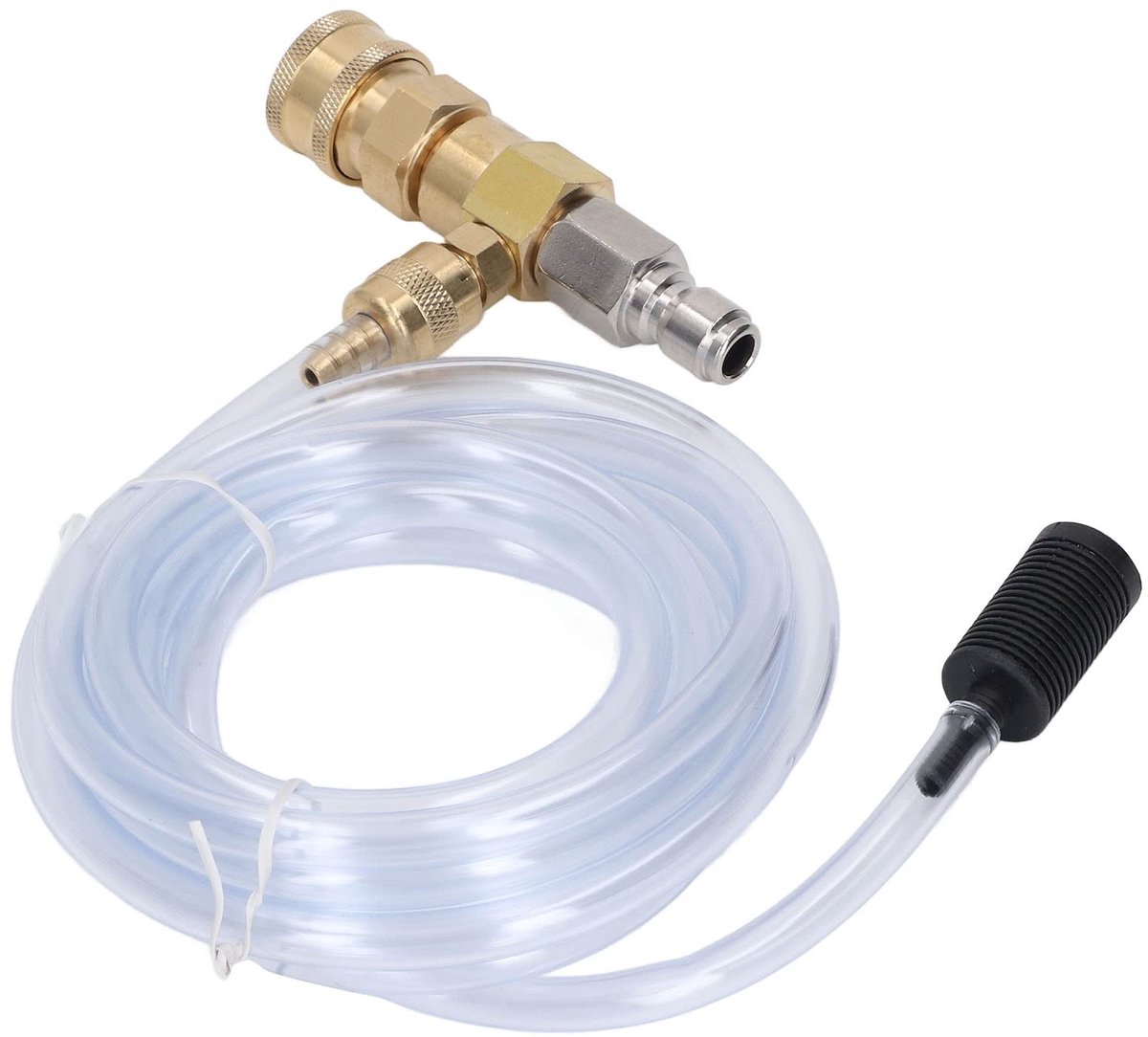 Dailygoods- Injector 5000PSI - Hogedrukreiniger - Messing/Roestvrij Staal - Injectorkit - Schroefventiel - Eenvoudige Installatie