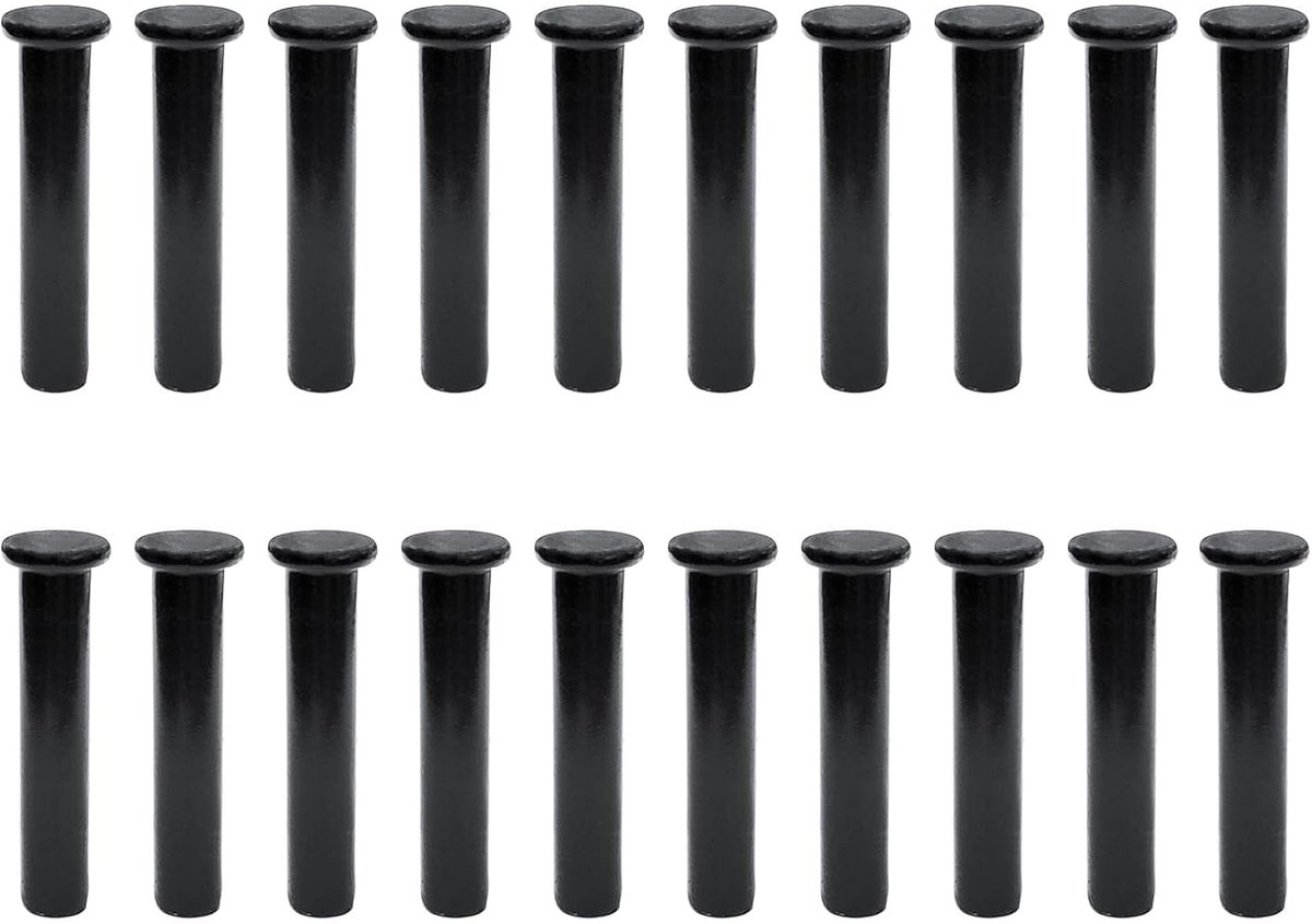 Dailygoods- Standaardpinnen 20 Stuks - Hoogwaardig Staal - 10x50mm - Compatibel met Trend KWJ700/KWJ900 - Werkbank Bevestigingen - Nauwkeurigheid van Naden - Werkbankpennen