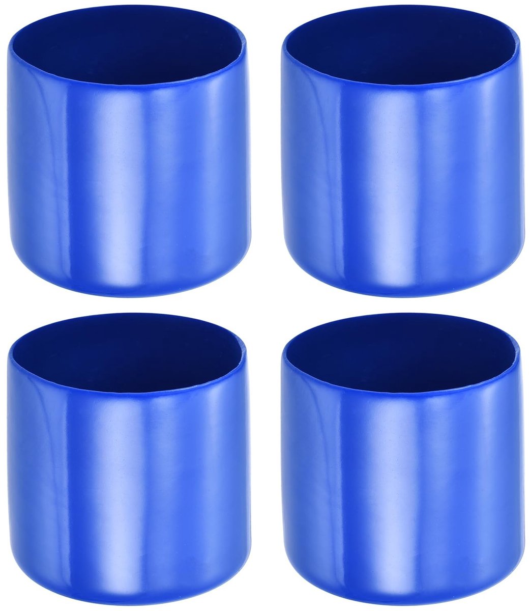 Dailygoods- Eindkappen 4 Pack - Rubber - Beschermdoppen Stoelpoten - 50mm Binnendiameter - Slijtvast - Roestpreventie