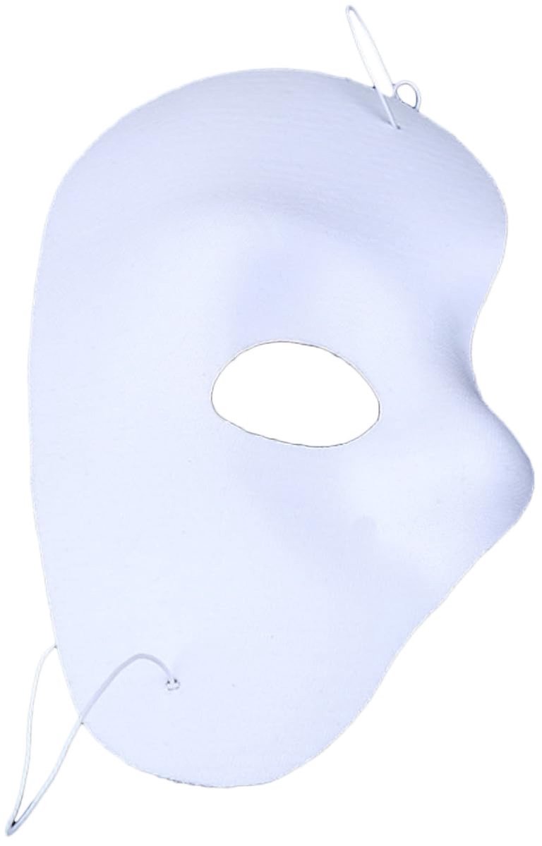Dailygoods- Halve Gezichtsmasker Veiligheidswaarschuwing - Venetiaans Masker - Maskerade Masker - Halloween Masker - Cosplay Party - Vintage Phantom Masker