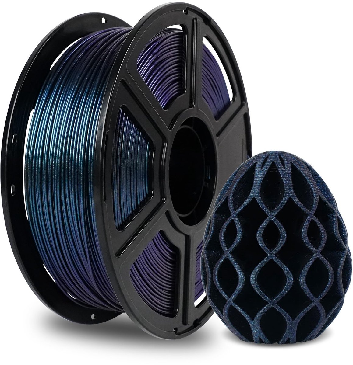 Dailygoods- 3D-printer-filament 1,75 mm - 1 kg - meerkleurig - PLA - milieuvriendelijk - FDA-goedgekeurd - biologisch afbreekbaar