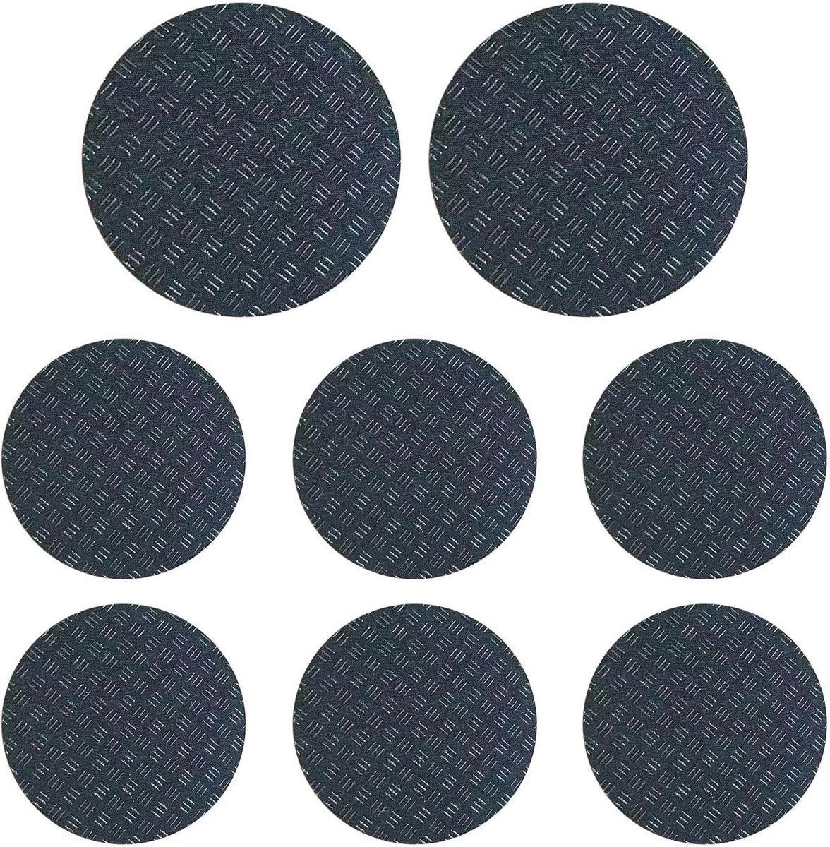 Loopband Matten - Fitness Apparaat Pads - Vloer Beschermen - Dubbelzijdige Anti-Slip - 10x10x0.5 cm - Zwart