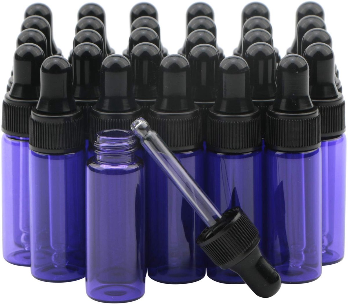 Dailygoods- Druppelflesjes 30 stuks - Glazen Flesjes 5 ml - Kleine Flesjes - Flesjes voor 