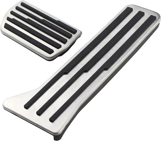 Auto Pedaalhoezen - Gas Rem Pedaal - Veiliger Rijden - Antislip Ontwerp - Set van 2 - Zilver — afbeelding 5