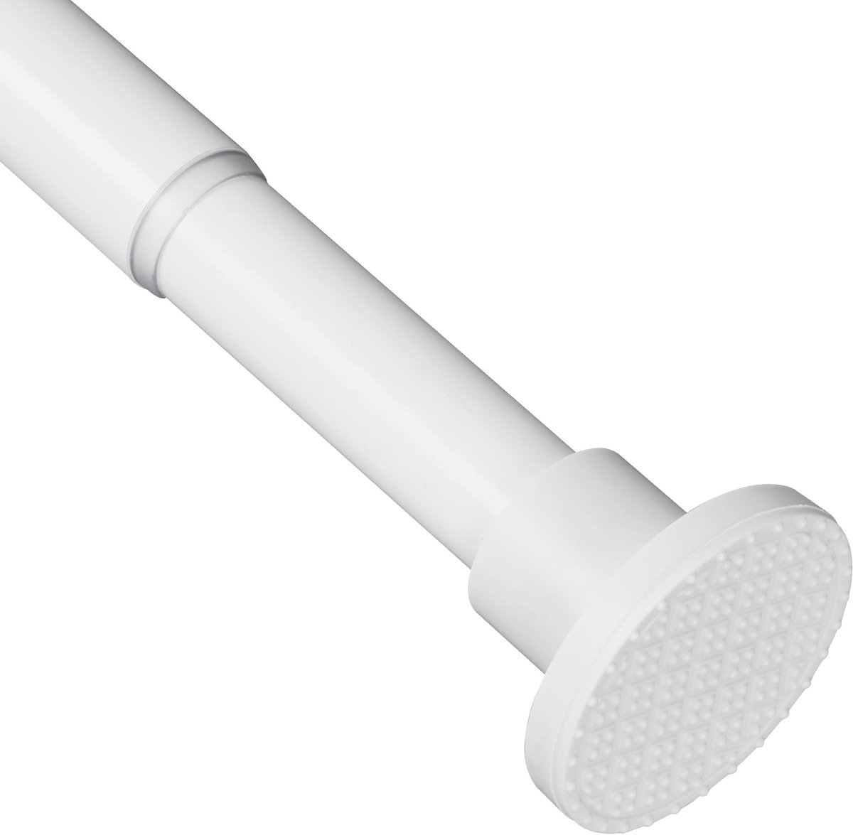 Dailygoods- Douchegordijnstang 70-255 cm - Uittrekbaar - Antislip - Roestvrij staal - Zonder boren - Eenvoudig te installeren - Spanstang