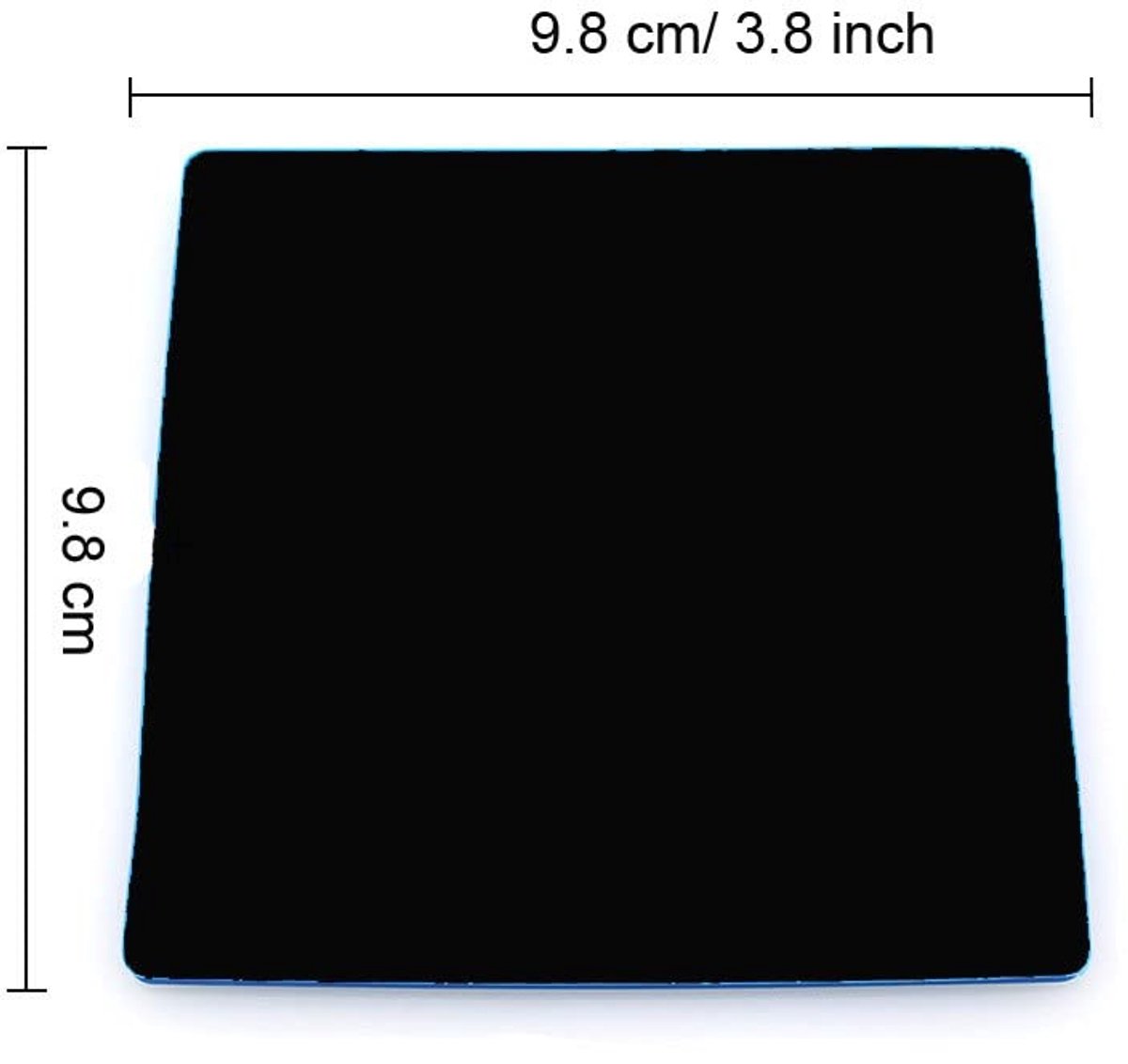 Dailygoods- Onderzetters 6 stuks - Siliconen - Vierkante Pads - Tafelbeschermer - Herbruikbaar - Eenvoudig te reinigen - 9,8 x 9,8 x 0,3 cm - Coaster