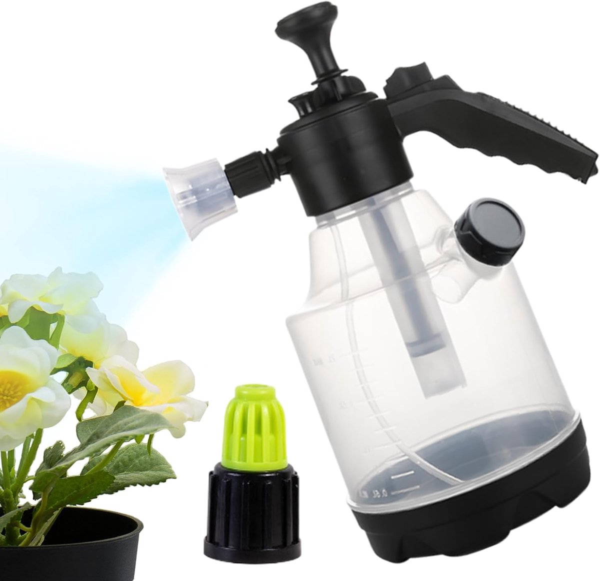 Schuim Spuitfles - Handmatige Druksproeier - Tuin Onderhoud - Efficiënt Schuimsysteem - 3 Liter Capaciteit - Single Attribute