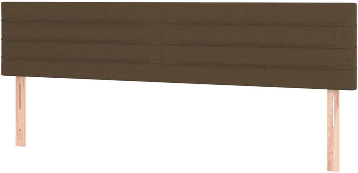 Hoofdborden Set - Bedonderdelen - Compleet maken - Verstelbare Hoogte - 160 cm - Donkerbruin