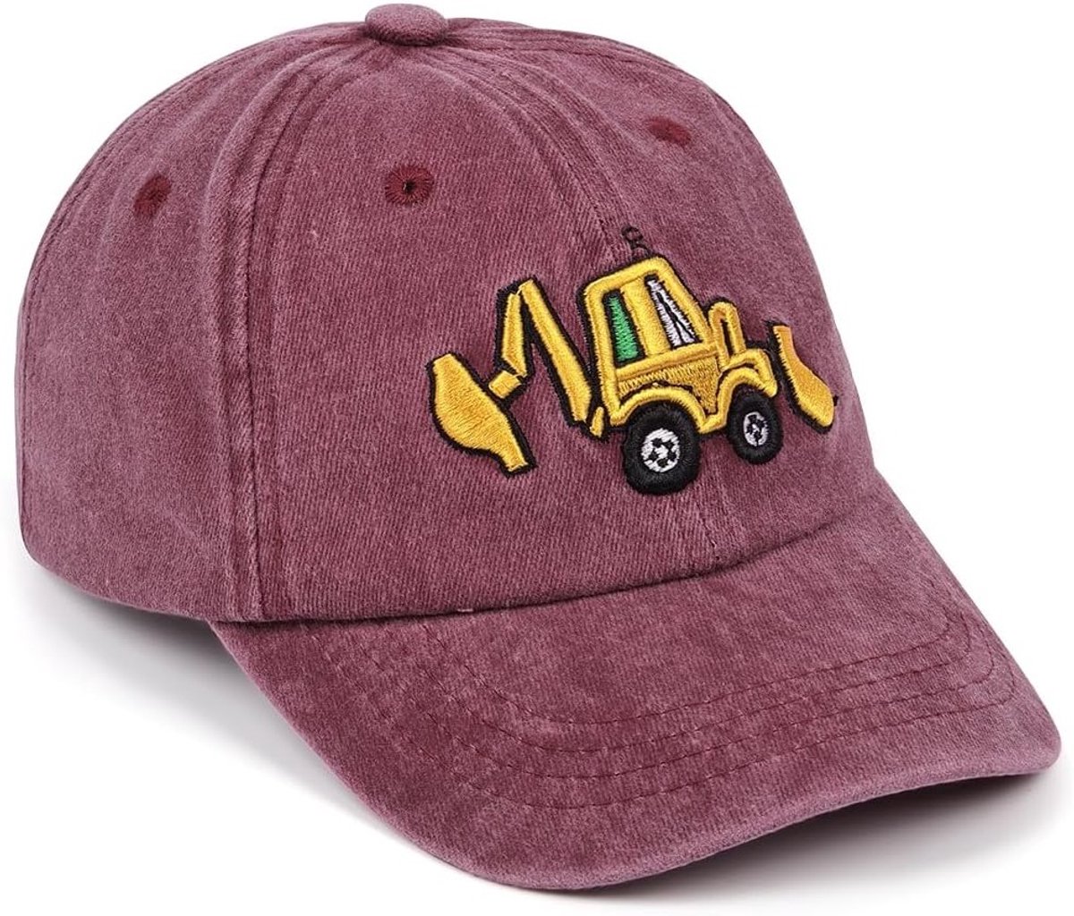 Verstelbare Zonnehoed voor Kinderen - Katoenen Baseball Cap met UV Bescherming voor Zomeractiviteiten en Casual Gebruik