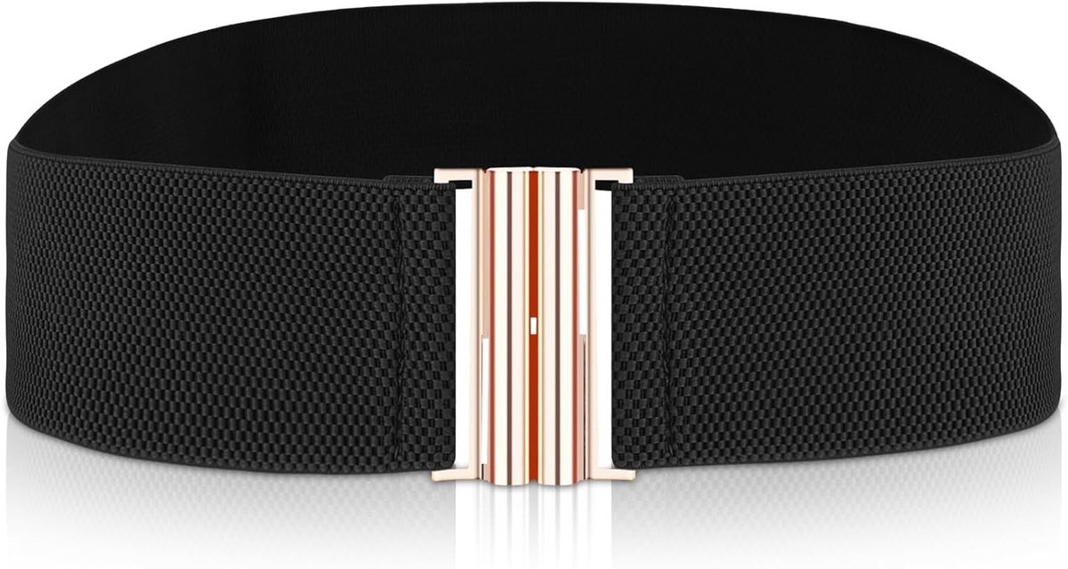 Elastische Tailleband voor Dames, Verstelbare Tailleband voor Jurken, Vintage Gesp, Comfortabele en Modieuze Riem voor Elke Gelegenheid