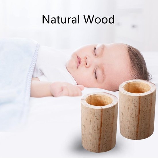 4x Houten Meubelverhogers Cilinders - Bank en Bedverhogers - Instelbare Hoogte 5-15 cm — afbeelding 2