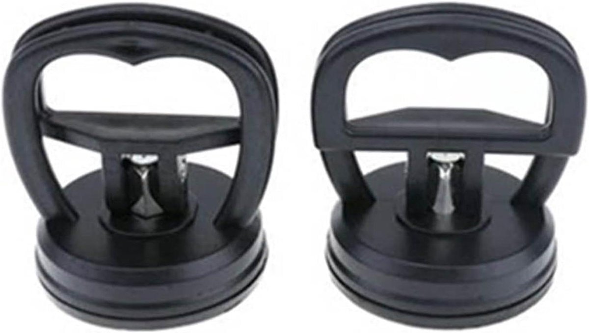 Zuignap Reparatie Set - Glaslifter Trekker - Schade Herstellen - Sterke Rubberen Grip - 2 Stuks - Blauw
