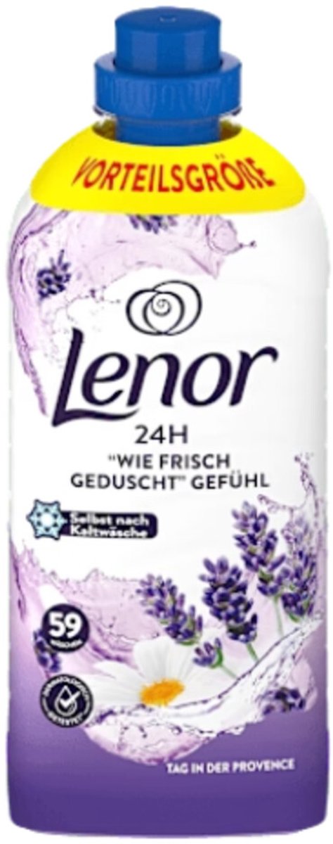 Lenor - Wasverzachter Day In Provence 59 Wasbeurten - 8 x 1239 ml - Voordeelverpakking