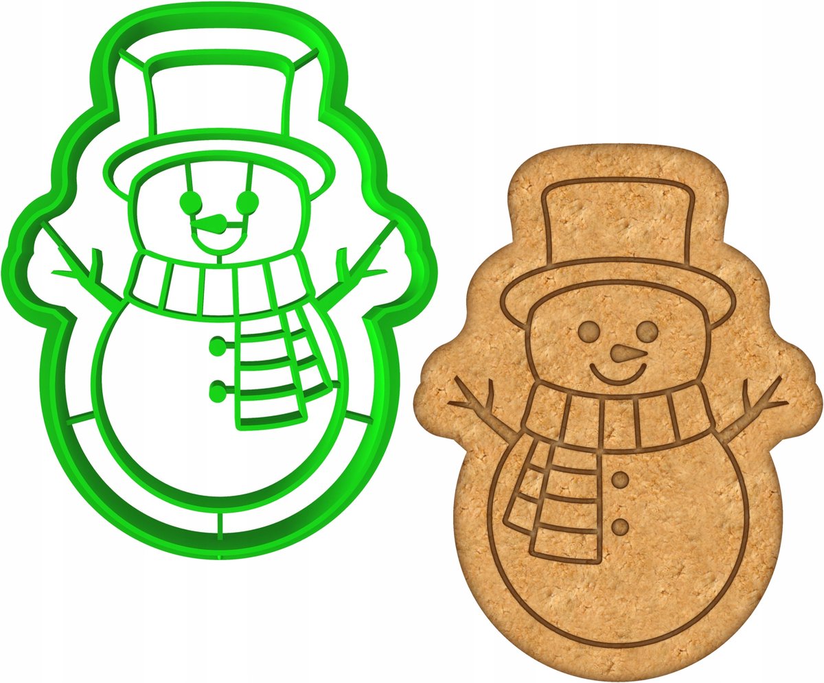 Koekjesvorm Kerstman 8cm - Perfect voor Sinterklaas en Kerst