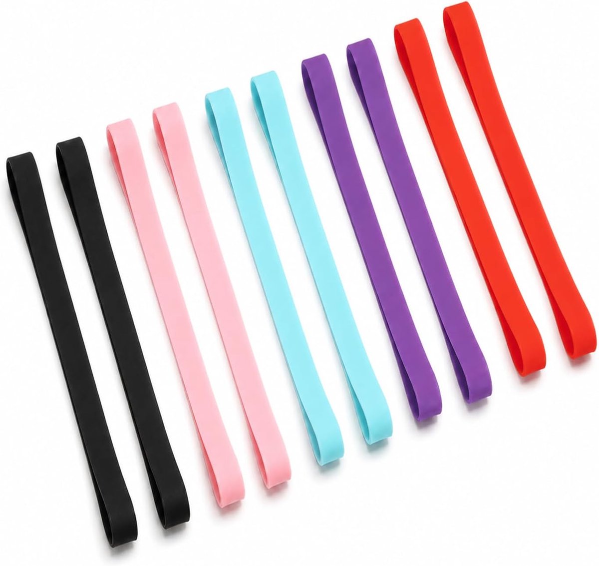 strandhanddoekklemmen 10 stuks - siliconen - elastisch - multifunctioneel voor ligstoel - ShopVlot