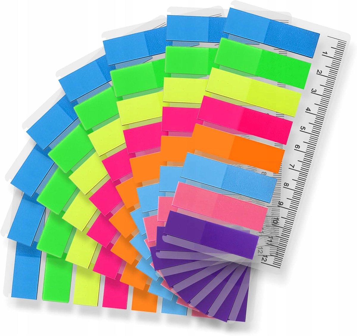 Zelfklevende Markeerstrips Set - 1280 Stuks in 8 Kleuren