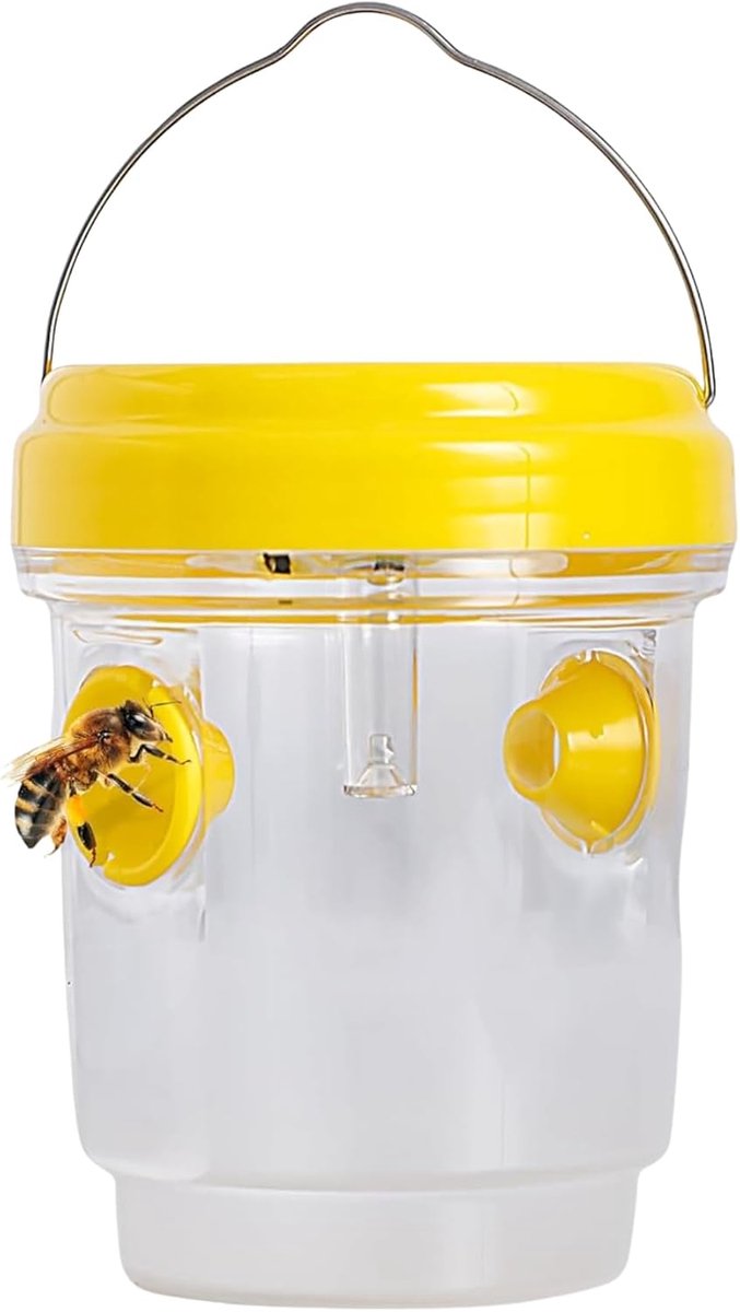 Outdoor Wasp Trap (1 Piece) - Reusable Wasp Traps with Outdoor Bait for Garden, Patio and Balcony. - ShopVlot