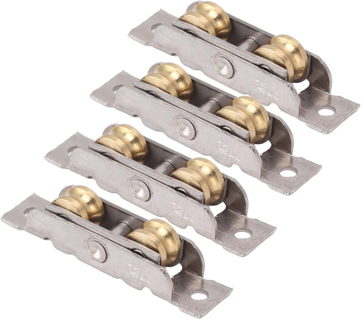 4pcs Sliding Door Rollers Replacement Patio Door Roller Steel Ball Bearing Tandem Wheels Assembly Sliding Door Rollers - ShopVlot