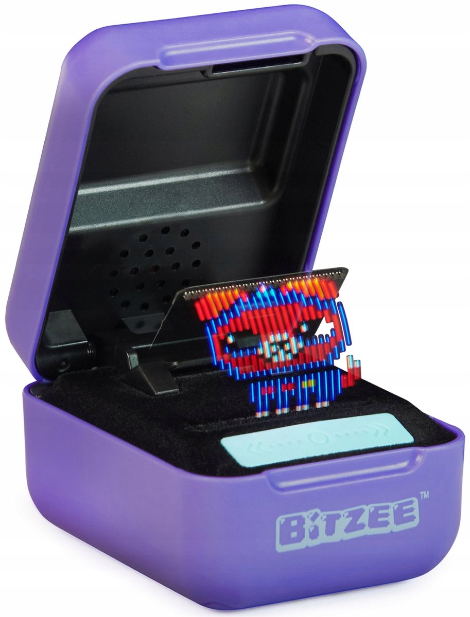 Bitzee - het interactieve virtuele huisdier - 15 digitale diertjes in een doosje die reageren op jouw aanraking - robot speelgoed - Paars — afbeelding 12