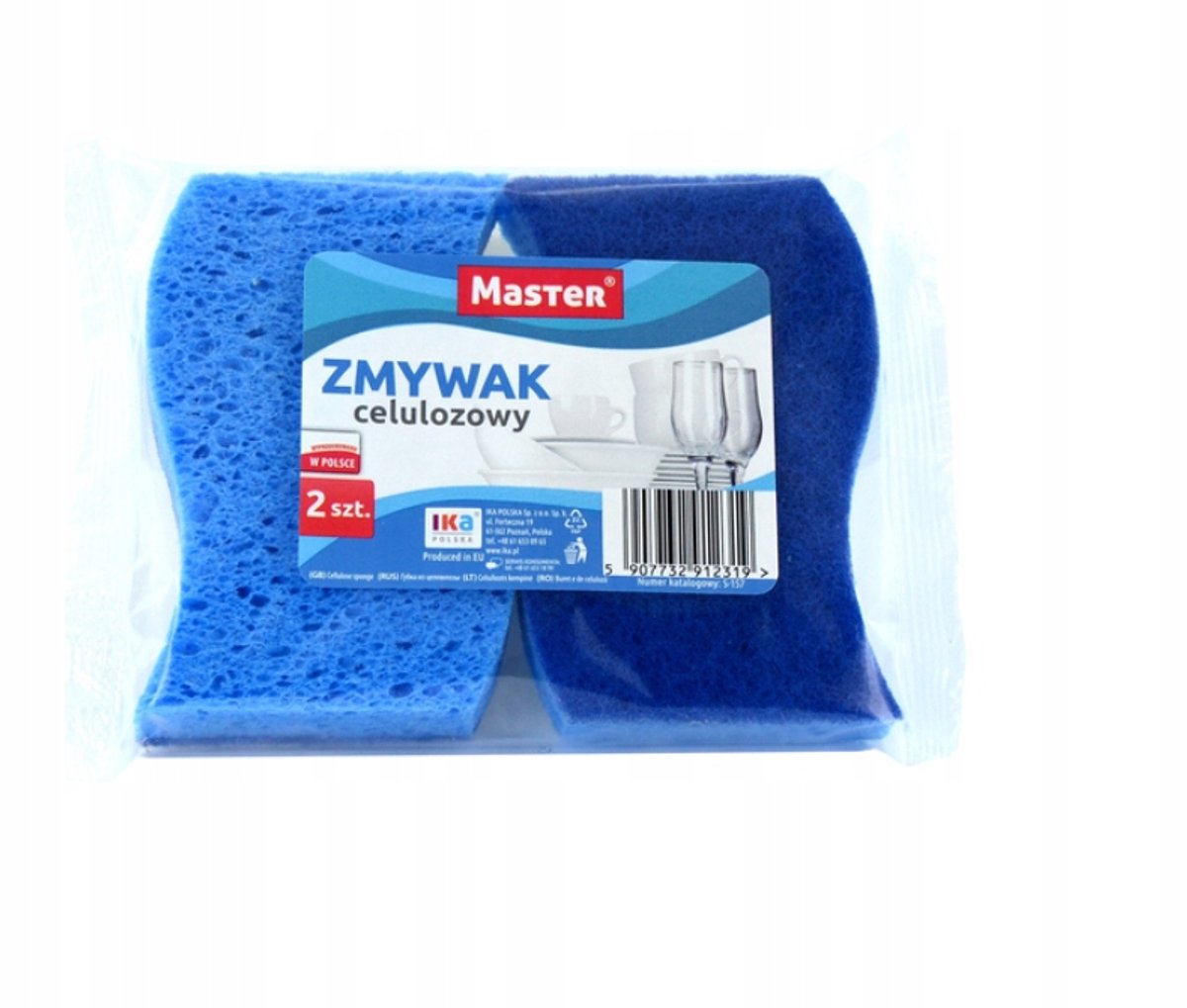 Master Celulose Keukenspons 2 Stuks