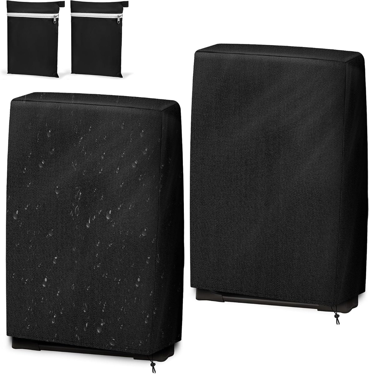Vouwbare stoelhoezen 110 x 70 cm - Oxford stof - waterdicht en UV-bestendig - ideaal voor tuinmeubelen - ShopVlot