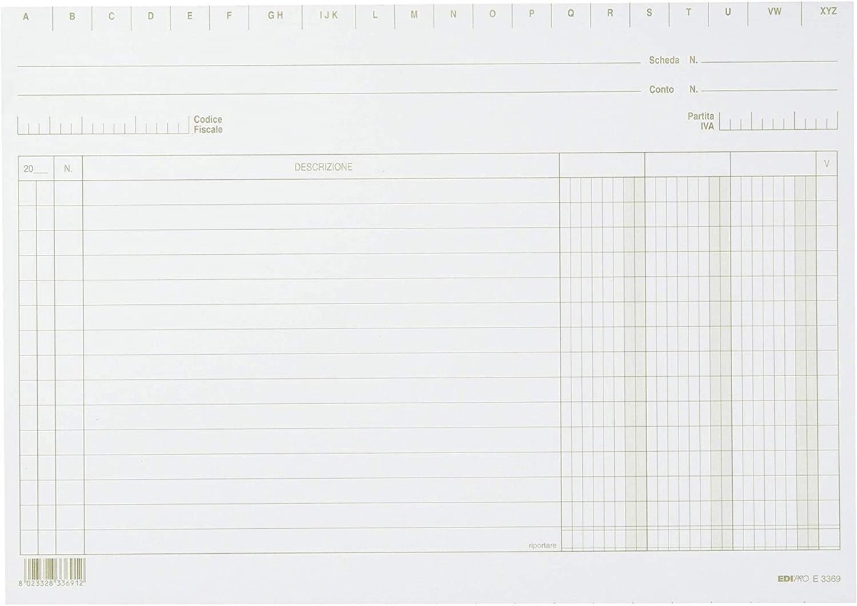 Kaarten 3 kolommen groen - 17 x 24 cm - Hoge kwaliteit - Ideaal voor organisatie - ShopVlot