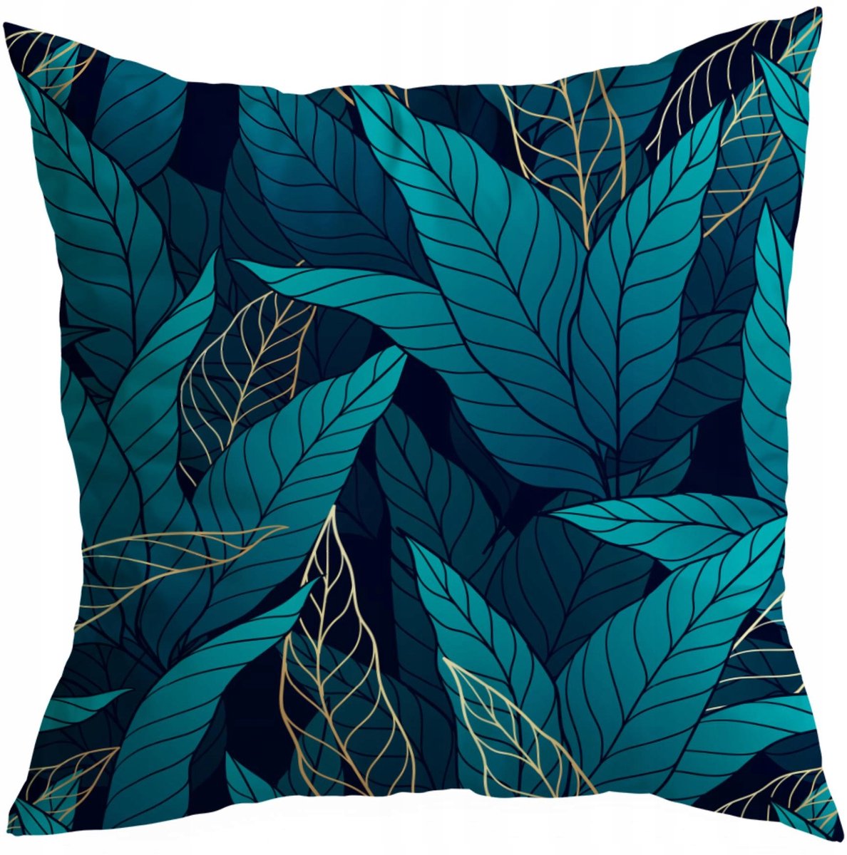 Decoratieve kussensloop 45x45 cm, met subtiele print, zacht en duurzaam