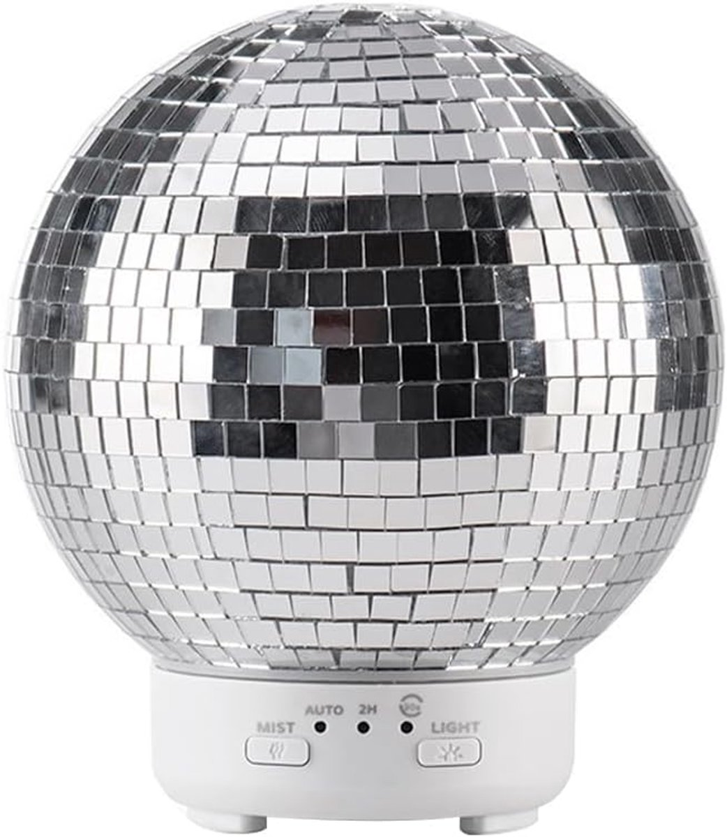 Aroma diffuser met spiegel - 7 kleuren verlichting - rustig en stijlvol - perfect voor ontspanning - ShopVlot