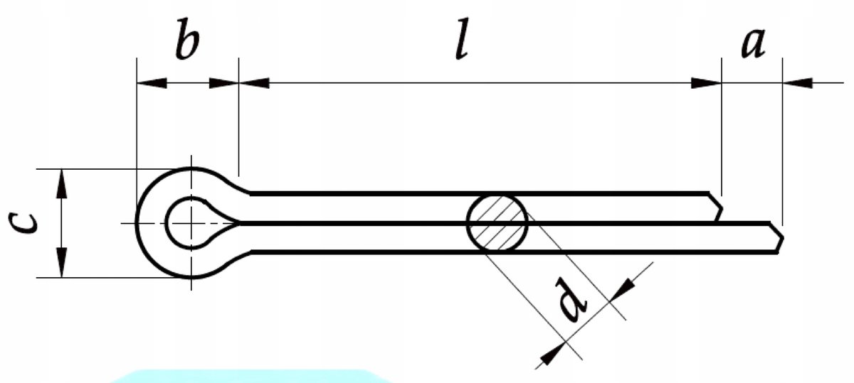 Merkloze Metalen Borgpen 5x56 mm DIN 92 Verzinkt - 250 Stuks