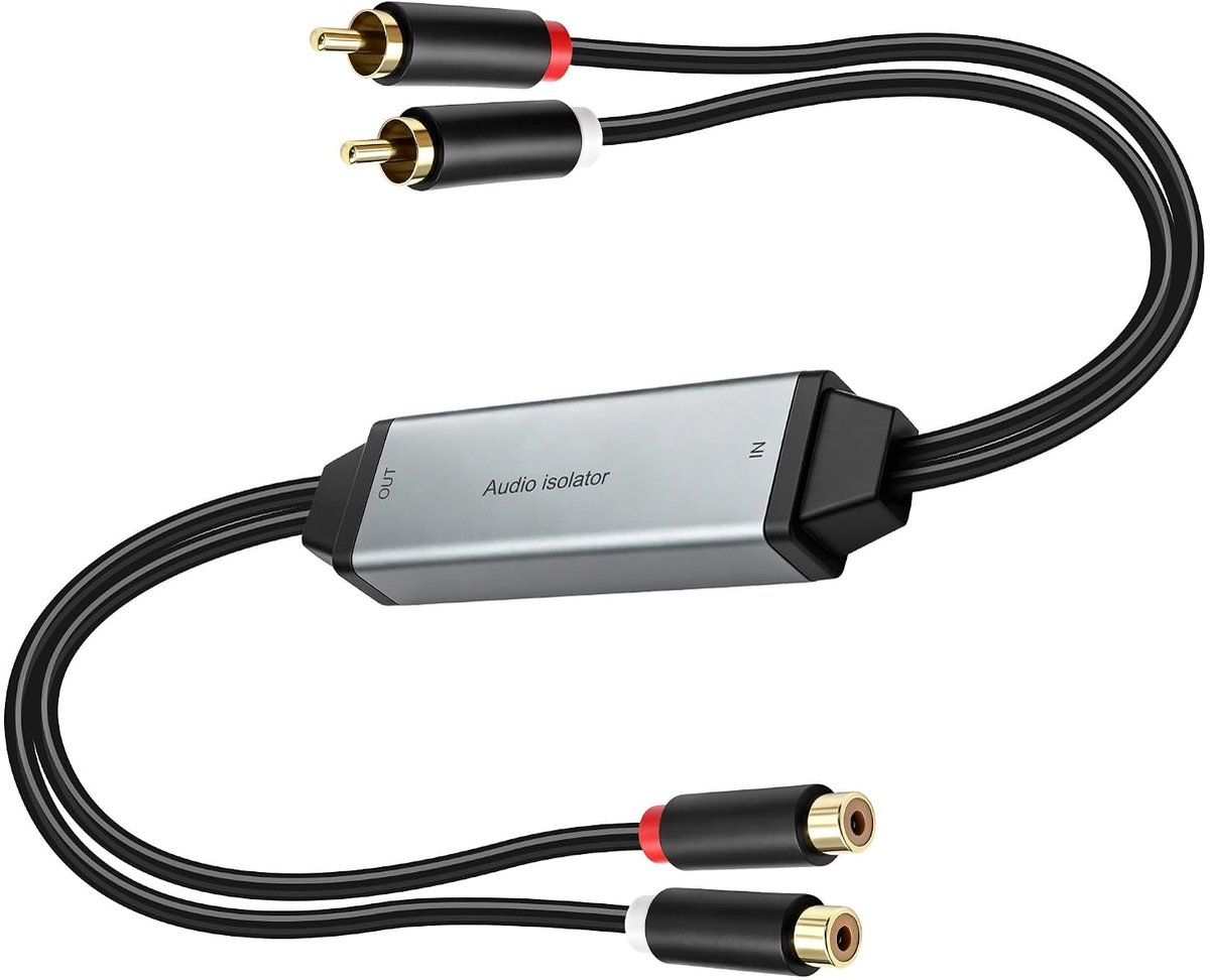 MEIRIYFA RCA Ground Loop Noise Isolator 2 Channel - ShopVlot
