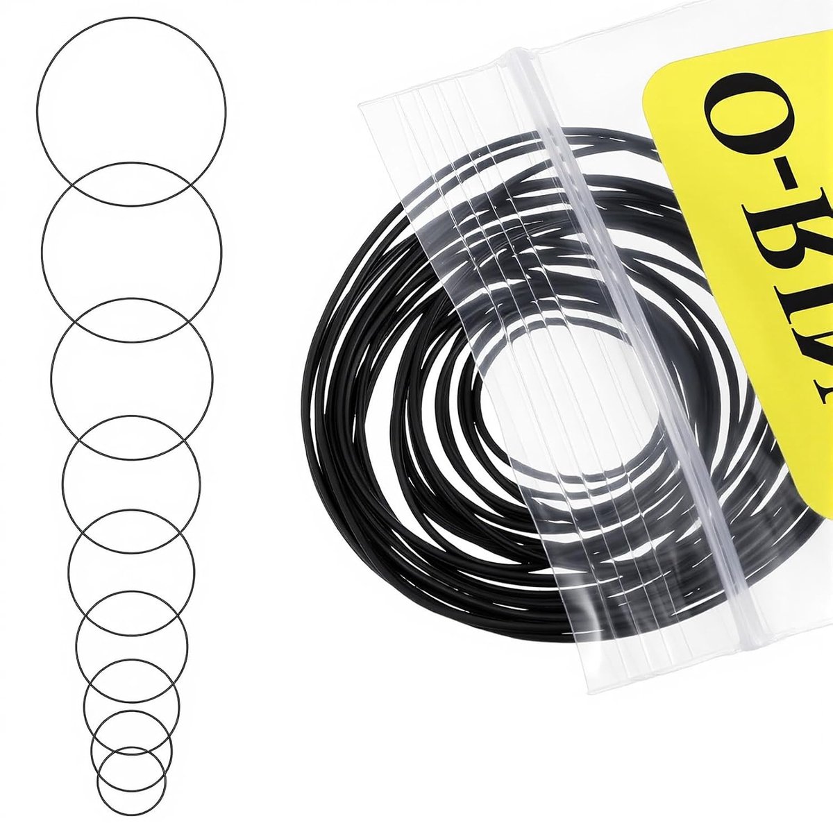 28 Pieces Watch Seal Kit, Sealing Rings, Watch Seal, O-Rings, Seals, Waterproof Rubber Seal, O-Ring, Size 13-40 mm - ShopVlot