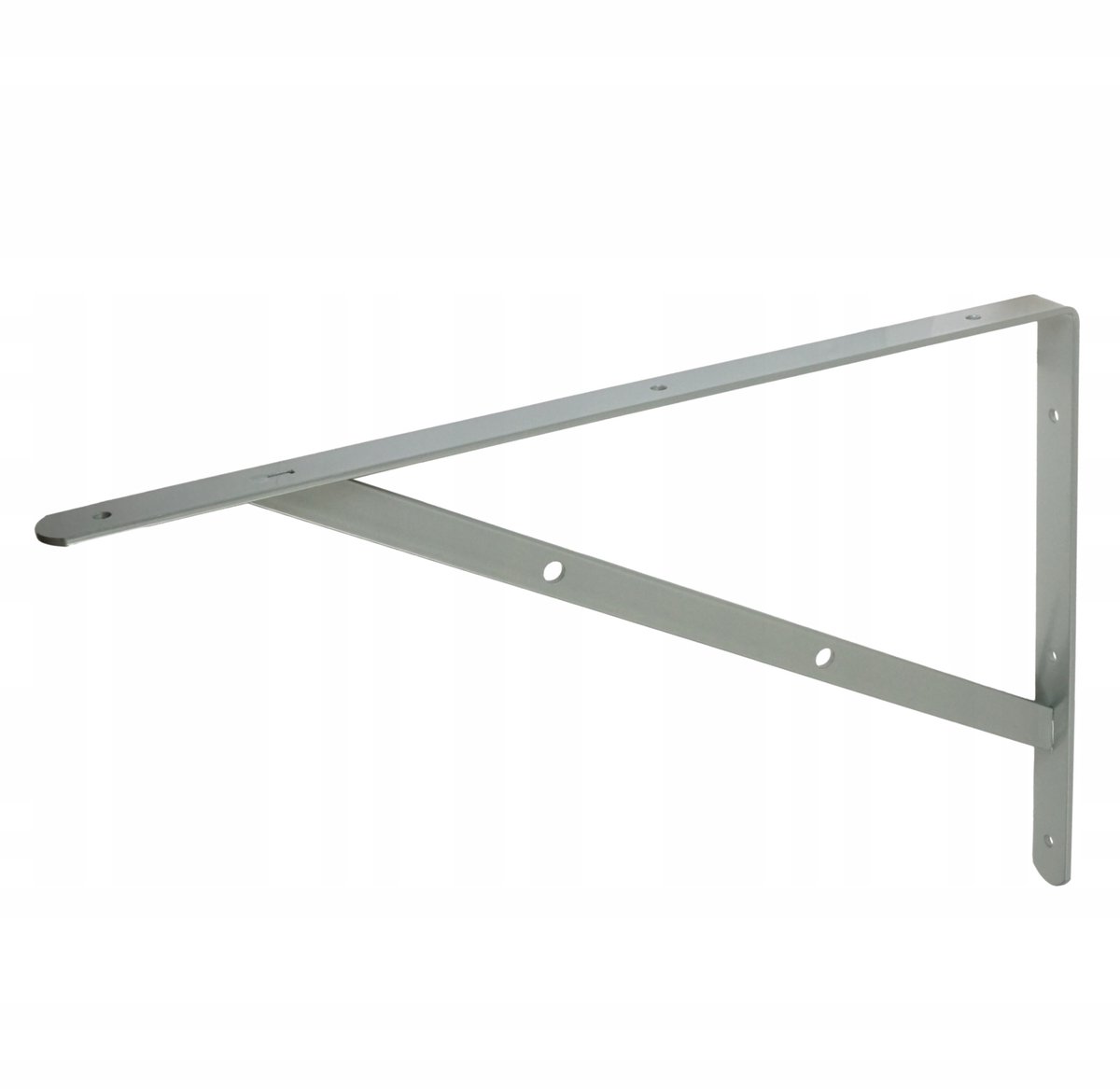 Sterke Zilveren Plankdrager 50 cm - Robuuste Wandsteun